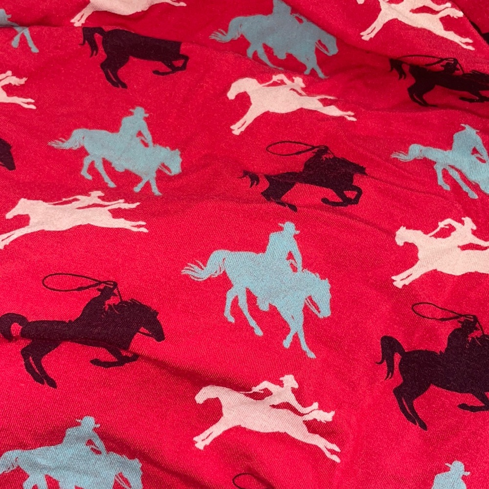 Kickee pants crib sheet red/blue/white